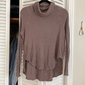 Free People • waffle knit longsleeve